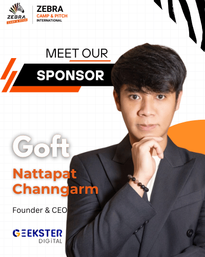 Zebra Camp & Pitch International 2026 sponsor poster 14